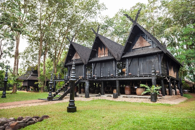 Templo Negro en la ciudad de Chiang Rai, Tailandia