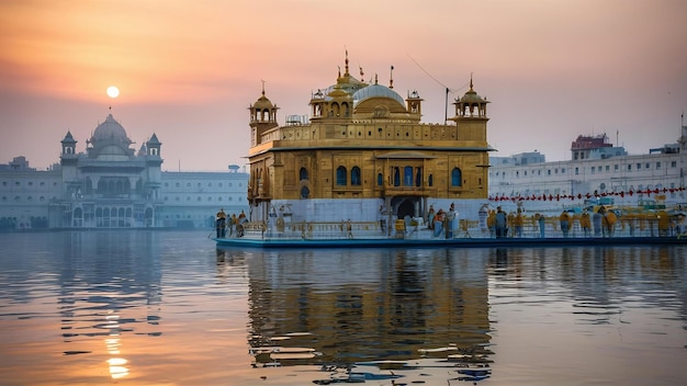 Foto el templo de oro de amritsar