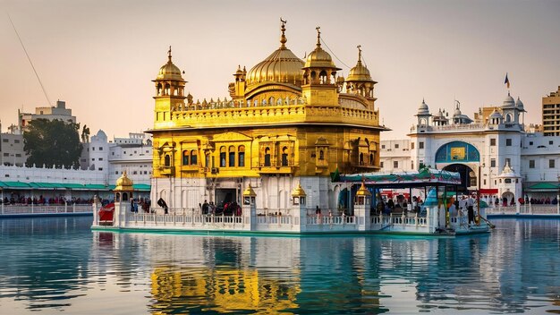 Foto el templo de oro de amritsar