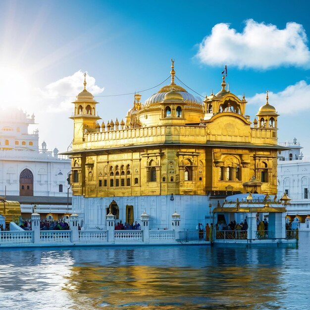 Foto el templo de oro de amritsar