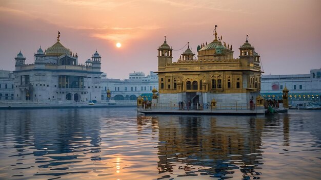 Foto el templo de oro de amritsar