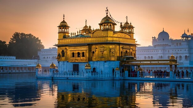 Foto el templo de oro de amritsar