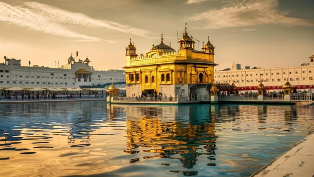 Foto el templo de oro de amritsar