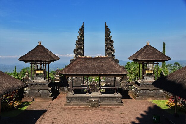 Templo de Pura Besakih en la isla de Bali, Indonesia