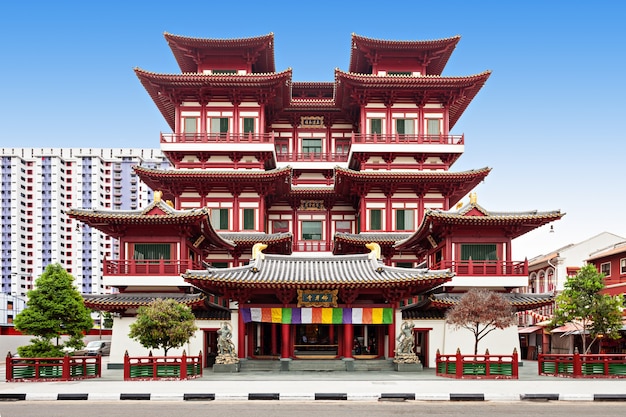 El Templo de la Reliquia del Diente de Buda es un templo budista ubicado en el distrito de Chinatown de Singapur.