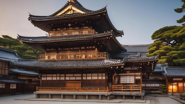 Templo Sansoji famoso en Tokio, Japón