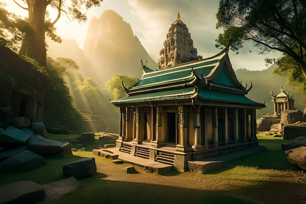 Un templo en la selva