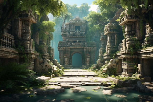 Un templo en la selva