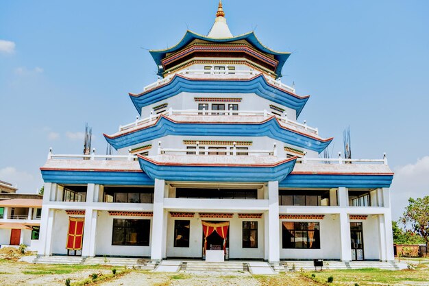 Foto templo del señor buda lumbini nepal