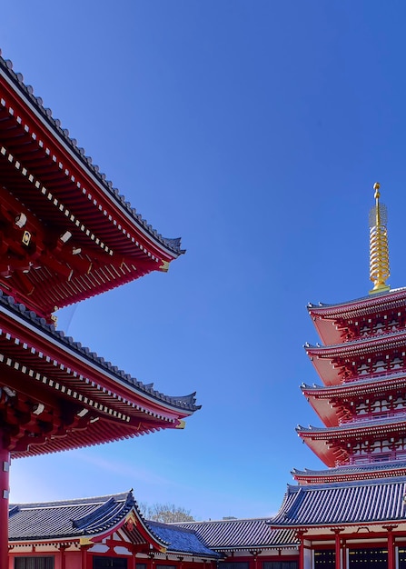 Foto templo sensoji en asakusa tokio japón