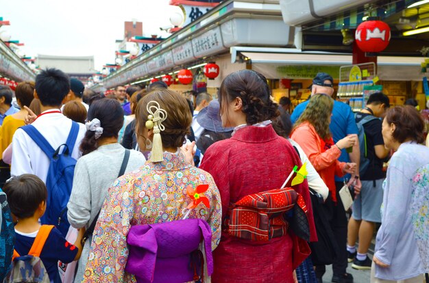 Foto templo de sensoji en tokio, japón