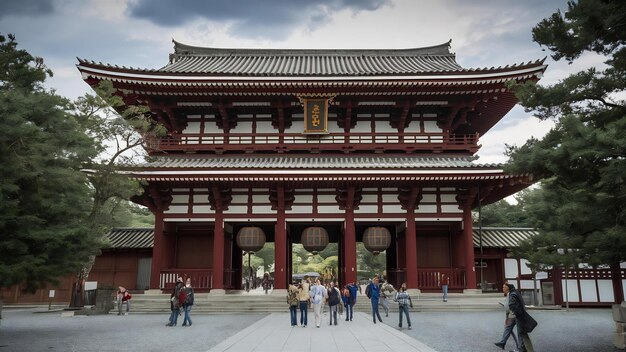 Foto el templo de sensoji