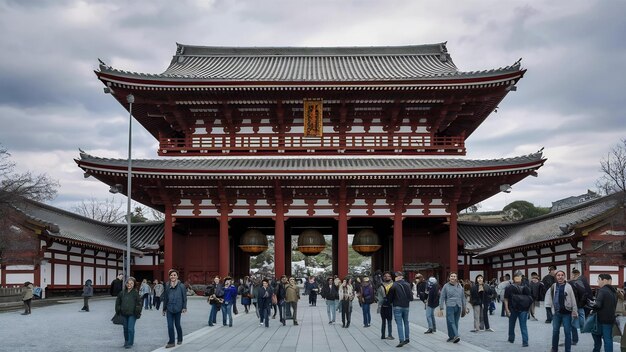 Foto el templo de sensoji