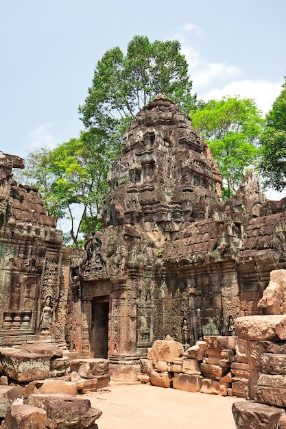 Foto templo ta prohm, angkor wat, siem reap, camboja