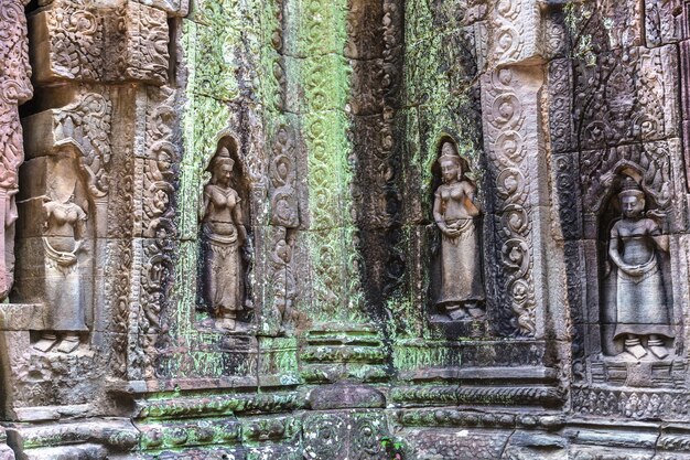 Templo Ta Som em Angkor Wat em Siem Reap, Camboja