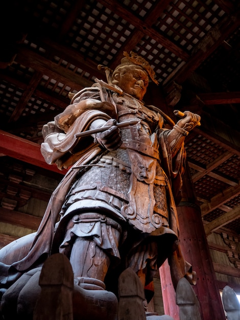 Foto templo todaiji é um complexo de templos budistas, localizado na cidade de nara, japão