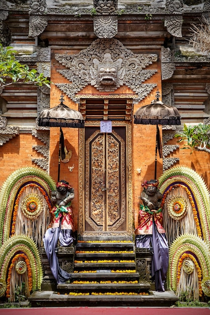 Templo tradicional de Bali. Religión del hinduismo balinés.