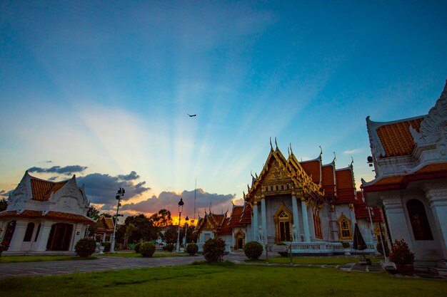 Templo Wat Benchamabhorphit Banguecoque Tailândia