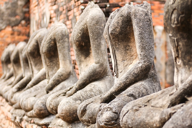 Templo de Wat Chaiwatthanaram en el parque histórico de Ayutthaya, Tailandia.