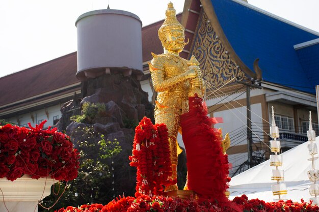 Templo Wat Rai Khing ou Raikhing em Nakhon Pathom Tailândia