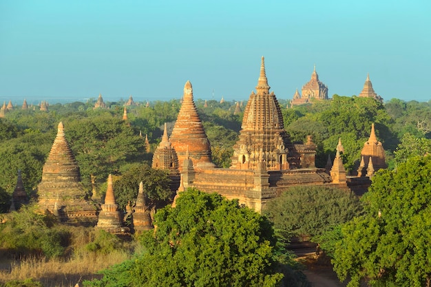 Templos em Bagan Myanmar