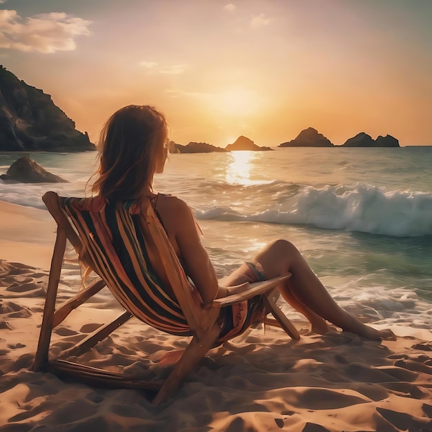 Tempo de verão vibra imagens férias e descanso nos dias de verão