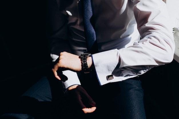 Tempo de verificação da secção média do homem