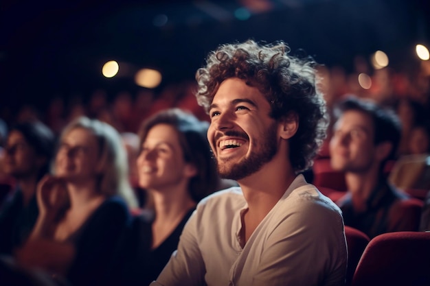 Tempo para si mesmo Vendo um vídeo engraçado ou um programa de comédia