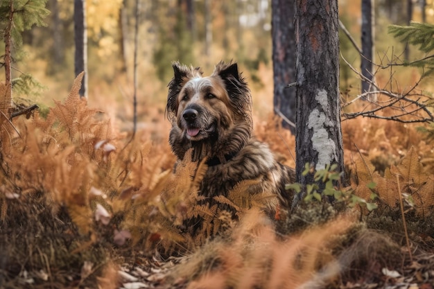 Durante la temporada de caza de otoño, el Moosehound sueco