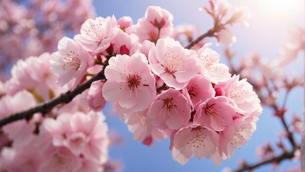 Temporada de floração da flor Sakura no Parque Puncak do Japão 02