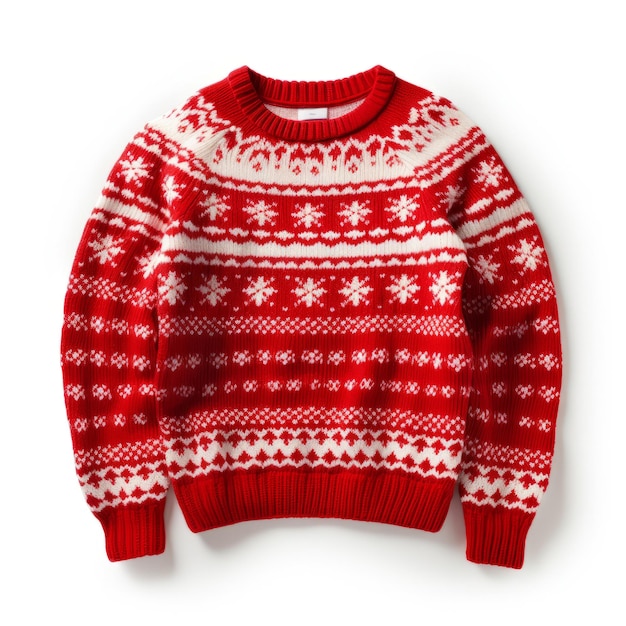 Una temporada de invierno festiva tradicional Navidad suéter jumper feo