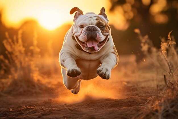 Foto tenacidade do bulldog