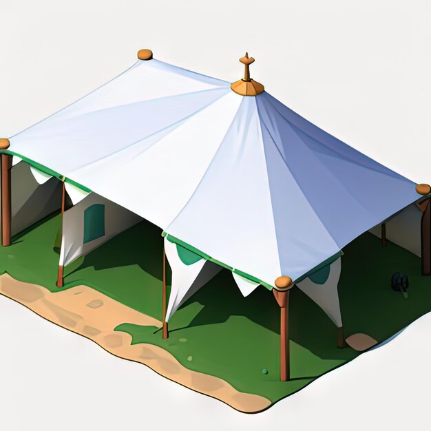 Foto tenda de camuflagem militar