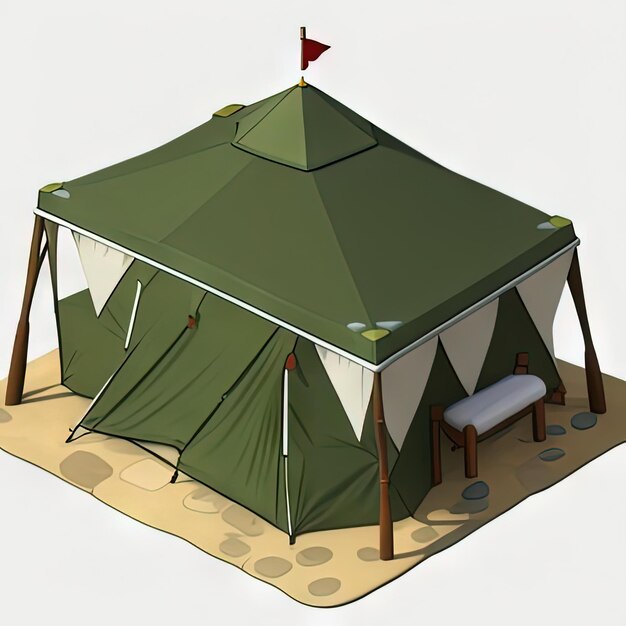 Tenda de camuflagem militar