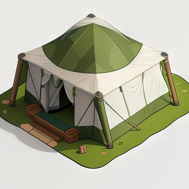 Tenda de camuflagem militar