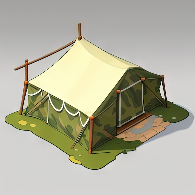 Tenda de camuflagem militar