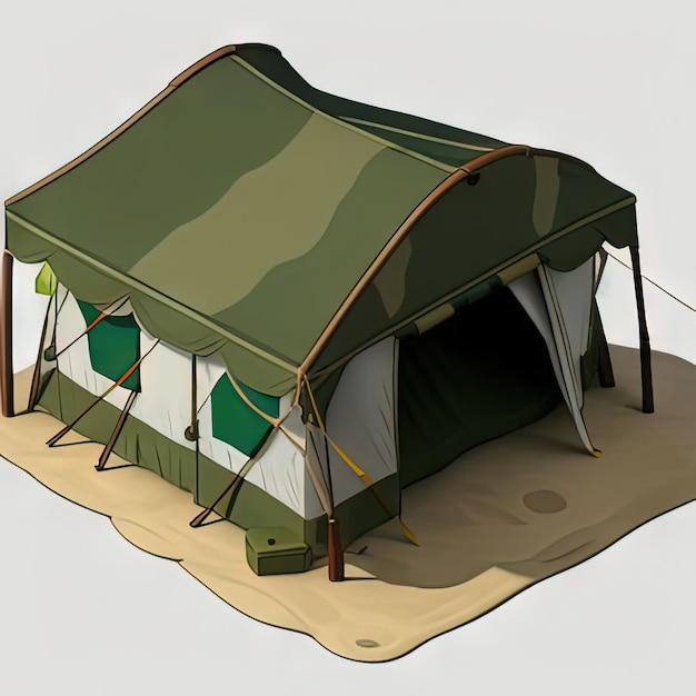 Tenda de camuflagem militar