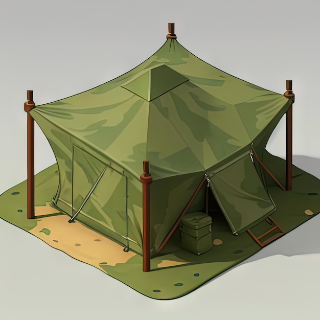 Tenda de camuflagem militar