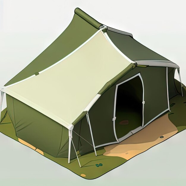 Tenda de camuflagem militar