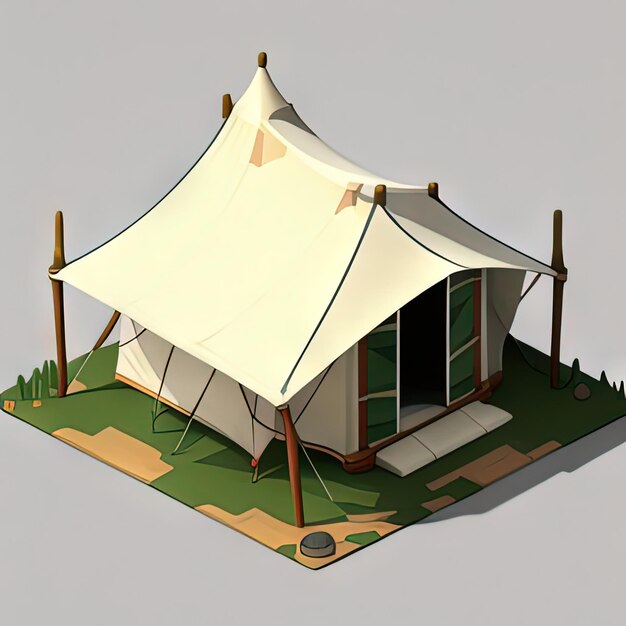 Tenda de camuflagem militar