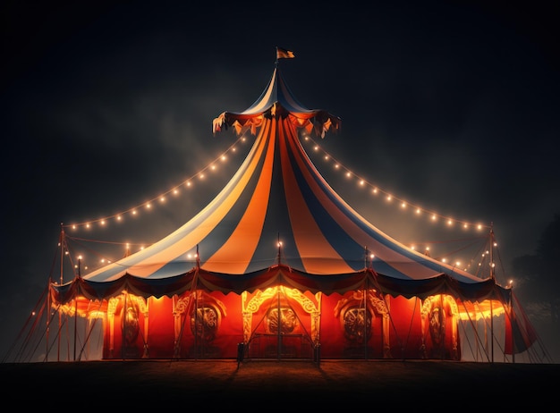 Tenda de circo vetor arte