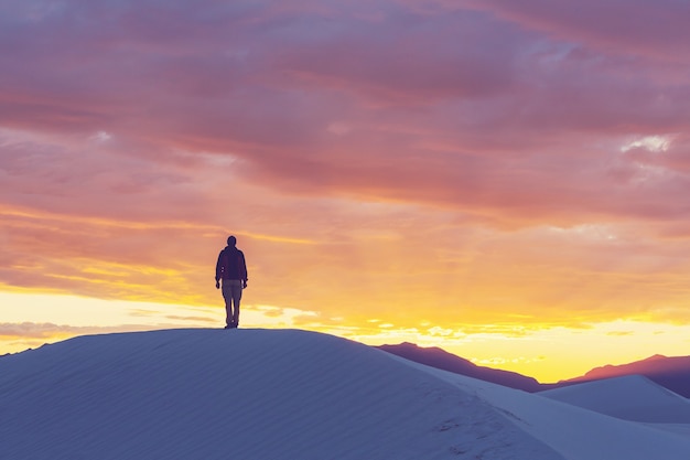 Tenda em White Dunes, EUA