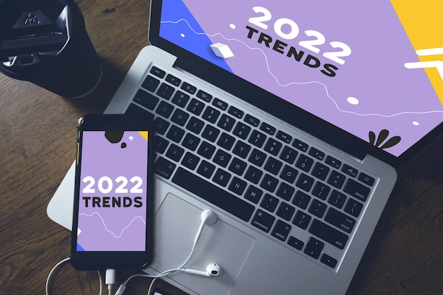 Tendencias del año 2022 en pantallas de teléfonos inteligentes y portátiles