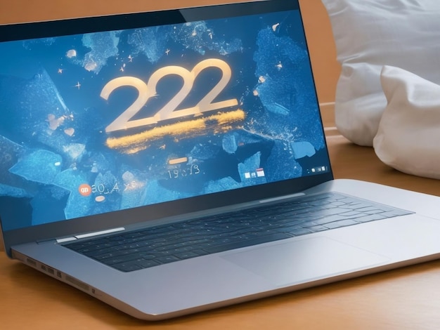 Tendências do ano de 2023 na tela do laptop