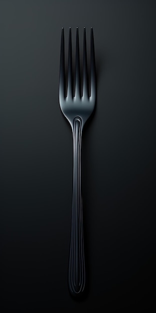 un tenedor con un tenedor que tiene la palabra tenedor en él