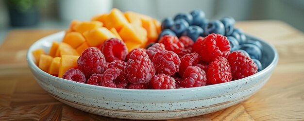 Foto tener un bocadillo saludable como frutas nueces yogur antecedentes