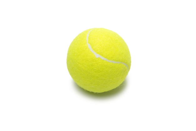 Tennisbälle isoliert auf weiß