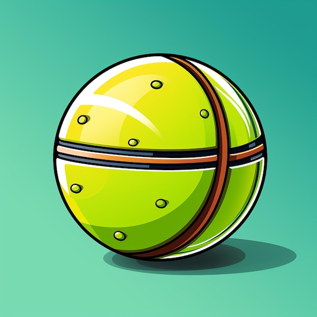 Foto tennisball_isolated_modern_line_icon_vector_line|ar