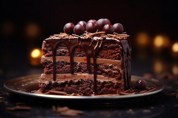 Tentação de bolo de chocolate