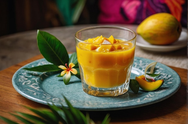 La tentación tropical del delicioso mango